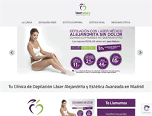 Tablet Screenshot of lasernaturachueca.com